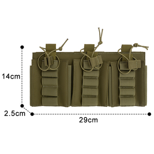 Gilet tactique LUPU avec double porte-chargeur, poche Molle pour la chasse, poche pour chargeur de <span class=keywords><strong>sécurité</strong></span>, fabriqué en tissu Oxford - Product Image 2