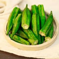 Directe Fabrieksverkoop Gezonde Gedroogde Okra Knapperige Groenten Snacks Zoete Smaak Koosjer En Halal Gecertificeerd