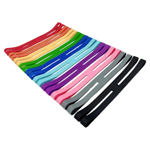 Ensemble de sangles en silicone réglables en forme de H, bande de fixation réutilisable en silicone pour la maison et l'extérieur, organisateur de paquets, fabriqué en Chine - Product Image 4