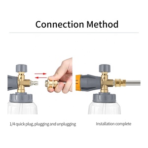 SPS 1L Rửa Xe Trong Suốt Bọt Tuyết <span class=keywords><strong>Lance</strong></span> Dầu Gội Tuyết Áp Lực Cao Máy Giặt Bọt Cannon Bọt Vòi Phun - Product Image 5