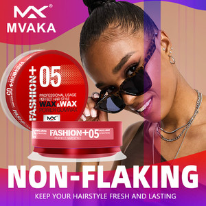 Nhãn Hiệu Riêng Hữu Cơ Tóc Người Đàn Ông Sản Phẩm Tóc Matte Đất Sét Màu Đỏ Tóc Cắt Tóc Sáp Cạnh Điều Khiển Gel Sáp - Product Image 6