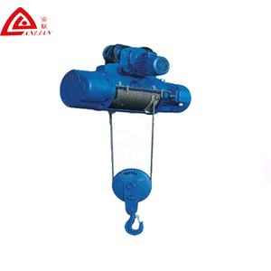 Trifásico 380V Polipasto de cuerda de alambre eléctrico Polipasto CD de 5 toneladas con carro de monorriel eléctrico - Product Image 1