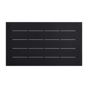 Rectangle Wood Outdoor Dining Table Waterproof Minimalist Design Iron Frame for Courtyard & Park Garden Use OT-059 French Style - Product Image 3
