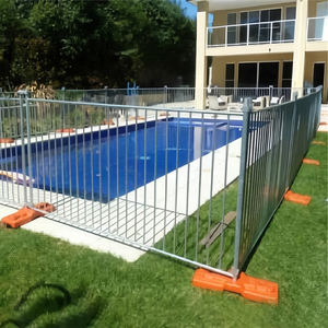 Panneaux de clôture amovibles pour bâtiments extérieurs <span class=keywords><strong>Plaque</strong></span> de clôture à base de béton bon marché Clôture routière temporaire australienne - Product Image 2