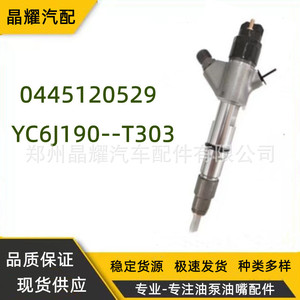 Inyector Common Rail Crystal Shine 0445120529 YC6J190--T303 para Motor Diésel Yuchai YC375 - Product Image 1