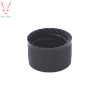 13-425 Capuchon fermé en PP noir avec septa en silicone PTFE rouge pour flacon de stockage de 4ml