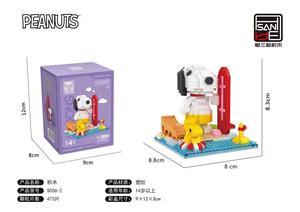 Set di Blocchi da Costruzione in Miniatura ABS Diamante Scala 1:8 Giocattolo Educativo Animali Natura Puzzle con Piccole Particelle - Product Image 3