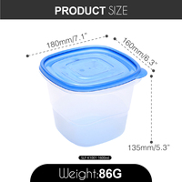 Take Away Fast Plastic Food Box Lagerung Plastik behälter Lunchbox für Restaurant Suppe Take Away Plastik