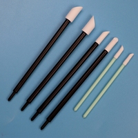 Bâtonnet en plastique rigide T-21 de 8 mm avec embout en PU incliné remplaçable, écouvillon à haute absorption pour le nettoyage des imprimantes, écouvillon en mousse PU pour le détail et la finition