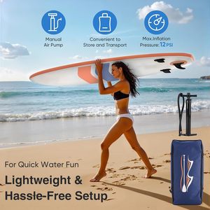 OEM Inflatable <strong>Stand</strong> <strong>Paddle</strong> Board Premium 2-in-1 <strong>Paddle</strong> Wide Stable Design Non-Slip Comfort EVA/PVC Material for Adults Youth - Product Image 5