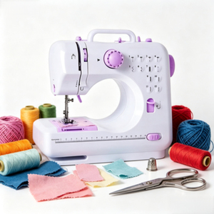 Máquina de Coser Portátil Mecánica Eléctrica Overlock con Pedal para el Hogar, de Línea Recta, de Mesa, ¡Oferta Caliente en la UE! - Product Image 1