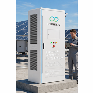 KUNETIC <span class=keywords><strong>HEIB</strong></span> 100kW 241kWh LFP-Batterie Integrierter ESS-Schrank Flüssigkeitskühlung Energiespeicherlösung Industrielles Mikronetzwerk IP54 - Product Image 3