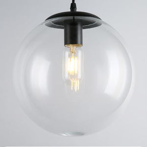 Green Round <strong>Glass</strong> <strong>Lampshade</strong> for Pendant Light - Product Image 4