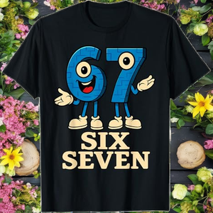 T-shirt imprimé à manches courtes col rond 100 % polyester 180 g pour étudiant, style urbain, collection 2026, par Six & Seven Digital Human - Product Image 2