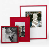 Cadres photo solides A4 certifiés BSCI en plusieurs couleurs, décoration murale pour la maison, cadeaux