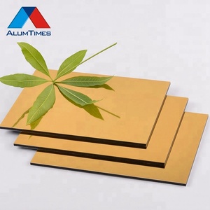 3mm/4mm Miroir Feu-proofpvdf Panneau Composite Aluminium/acp/acm/<span class=keywords><strong>Composites</strong></span> En Plastique d'aluminium pour le Revêtement De Mur - Product Image 4