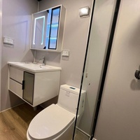 Maison conteneur extensible double face de 20 pieds, 3 chambres, 2 salles de bain, certifiée CE, appartement et bureau de luxe, maison complète
