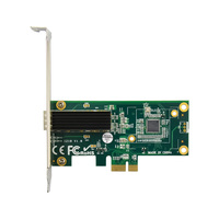 Tarjeta de Red Gigabit SFP Interna con Cable PCIe X1 para Servidor LAN-Stock