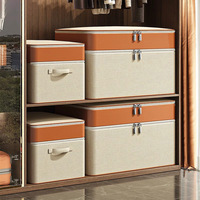 Conteneur de Rangement Pliable de Haute Qualité pour Vêtements et Sous-Vêtements de Penderie, Boîte de Rangement Spatiale Ajustable – Vente en Gros