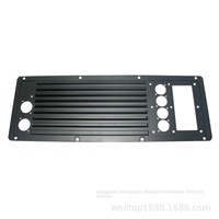 Châssis de haut-parleur en aluminium Welltop, fabrication directe, panneau CNC et usinage, accessoires pour amplificateur audio, 50 lots disponibles