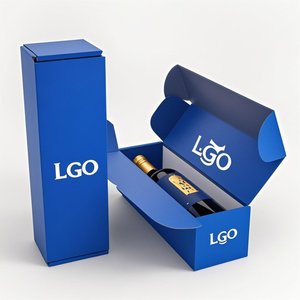 Nhà máy cung cấp tùy chỉnh kích thước vận chuyển thư rượu vang hộp sóng bao bì 2 chai rượu vang hộp - Product Image 3