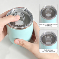 Vaso Térmico de Acero Inoxidable de 12oz, Modelo GY 2022, Fabricación Personalizada ODM, MOQ de 10000 Piezas para Desarrollo de Marca de Artículos para Bebidas