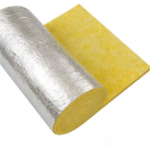 Prix de gros Fabricants de feutre de <span class=keywords><strong>laine</strong></span> de verre isolant pour la maison, rouleau de feutre de <span class=keywords><strong>laine</strong></span> de verre thermique de couleur jaune - Product Image 1