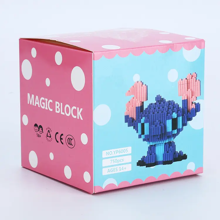 Stitch series 9-13cm building block toys