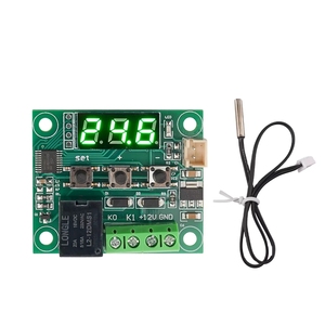 BSSY)W1209 Termostato 5V 12V 24V per Riscaldamento e Raffreddamento, Interruttore di Controllo Temperatura, Termometro con <span class=keywords><strong>Sensore</strong></span> <span class=keywords><strong>NTC</strong></span> - Product Image 1