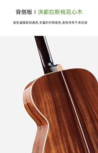 TOM NA5 Guitare simple complète série 40 pouces 15 ans et plus Panneau d'épinette Adirondack Baril OM Scène complète jouant de la guitare Folk - Product Image 3
