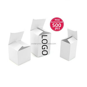 Scatola di carta di produzione personalizzata per piccoli lotti scatola di imballaggio per cosmetici scatola di cartone bianco in cartone stampato scatole per mascherine facciali - Product Image 2