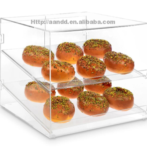 Vitrine de pâtisserie à comptoir épais à 3 niveaux, vitrine de présentation de gâteaux en libre-service, vitrine alimentaire en acrylique - Product Image 2