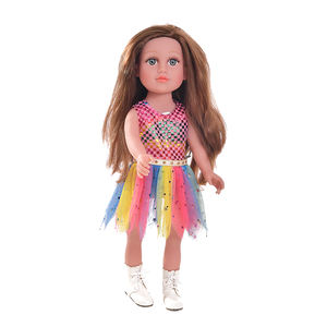 Poupée en vinyle de 18 pouces, jolie poupée noire <span class=keywords><strong>Afro</strong></span> <span class=keywords><strong>afro</strong></span>-américaine - Product Image 2