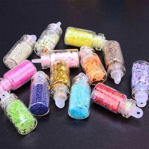 กาวดินน้ำมัน OEM สีสันสดใส กลิตเตอร์เรืองแสงในที่มืด 12 สี กาวทำสไลม์ DIY พร้อมน้ำยาเร่งปฏิกิริยา สีเขียว - Product Image 5