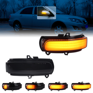 Nouvelles lampes de clignotants dynamiques pour <span class=keywords><strong>Toyota</strong></span> Corolla Wish Scion XB TC MARK X <span class=keywords><strong>AURIS</strong></span> RUKUS AZE151, feux de signalisation séquentiels pour rétroviseurs - Product Image 1