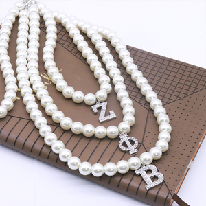 Nuovo rilascio di sorellanza Zeta Phi Beta Design greco ZPB lettera ciondolo che fa dichiarazione collana di perle con perline - Product Image 6