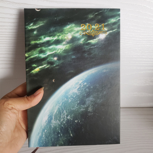 Günstige A5 Paper Bound Cover Ziel planer Notebook 2021 Jährliches wöchentliches Tagebuch Spanisch Englisch Arabisch Sprach planer Agend Printing - Product Image 1