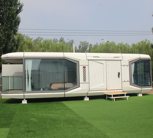 Không gian viên nang prefab Mô-đun dễ dàng cài đặt vật liệu thép Bảng điều khiển bánh sandwich tùy chỉnh cho cắm trại ngoài trời du lịch sang trọng - Product Image 2