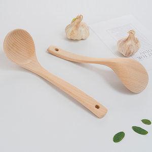 Factory Wholesale Beech <b>Kitchen</b> Utensils Cooking Tool <b>Set</b> Spatula Spoon Tableware - Product Image 6