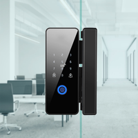 Fabrieksafprijs Tuya App Smart Aluminium Commerciële Glazen Deurvergrendeling Nieuw Ontwerp Kantoor Vingerafdruk Schuifdeurvergrendeling