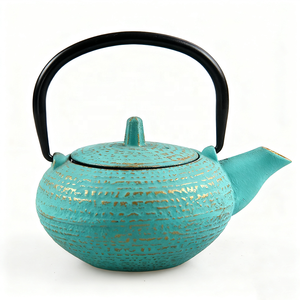French German Cast Iron Tea Pot Kung Fu Brewing <strong>Kettle</strong> Inner Wall Enamel Rust-proof Small Teapot - Product Image 3