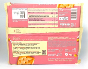 Galletas de maíz y arroz sin gluten Zero Grano Crackers 320 g GVerdi Italian Food Selection, snacks sin gluten - Product Image 2