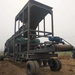 Gestione mobile dei rifiuti solidi urbani, impianto di vaglio a tamburo per il riciclaggio dei rifiuti popolare 2022 in Kuwait - Product Image 2