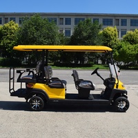 Voiture de golf électrique 48V à 6 places avec certification CE, prix personnalisés en Chine, accessoires tout-terrain pour voiture de golf électrique 5 - 6