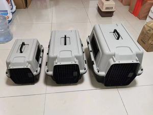 Caisse en plastique pour chien de transport pour animaux de compagnie approuvée par <span class=keywords><strong>IATA</strong></span> Airline pour voyager - Product Image 3