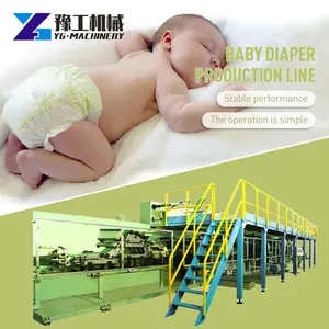 Machine de fabrication de couches pour bébés, petite échelle professionnelle, ligne de Production pour la fabrication de couches