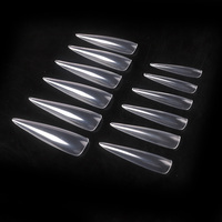 TSZS 240 pièces/boîte embouts de Gel doux XXL Nail Art faux ongles en gros couverture complète embouts d'ongles en acrylique Stiletto pour l'extension de manucure