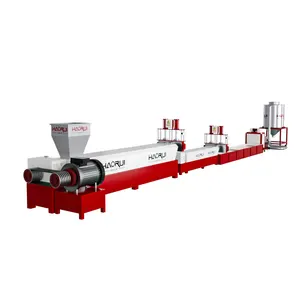 New HDPE/LDPE Pelletizing Machine Single Screw Design with Efficient Gearbox PP/PE/PET Recycled Granulation Production Line