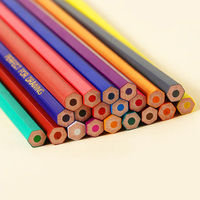Ensemble de crayons de couleur écologiques sans bois, multicolores, avec mine en papier sans bois, crayons de coloriage, emballage personnalisé, crayons de dessin artistique