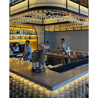 Kustomisasi Counter Bar Komersial Gaya Minimalis Modern untuk Luar Ruangan, Solusi Satu Atap untuk Peralatan Bar
